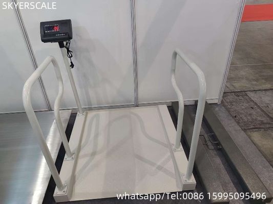 Thang đo xe lăn y tế Bệnh viện Phòng lọc máu Phòng phục hồi sức khỏe Thang đo trọng lượng Với tùy chọn RS232 Bluetooth