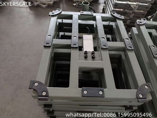 300 x 400mm Đường đo nền tảng băng ghế điện tử Carbon Steel Bảo vệ quá tải 100kg dung lượng