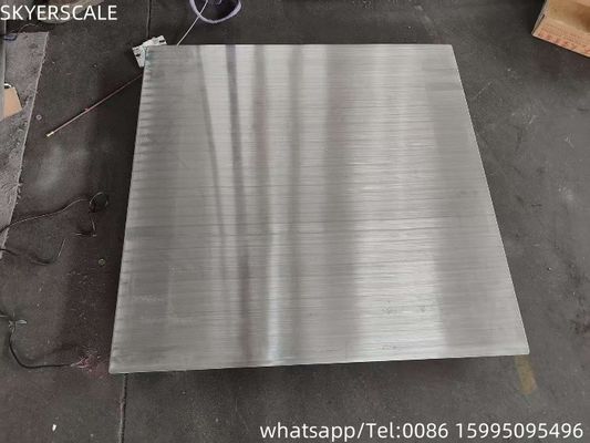 304 Stainless Steel Electronic Platform Weighing Scale 1mx1m 3 Tons Floor Scale