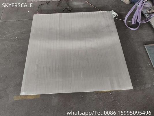 3T Platform Scale Full 304 Stainless Steel 1.5x1.5m Đường cân điện tử Đường cân sàn kỹ thuật số Công nghiệp
