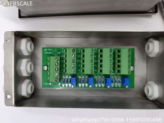 Các bộ phận cân điện tử thép không gỉ chống nước IP67 4 hộp nối dây