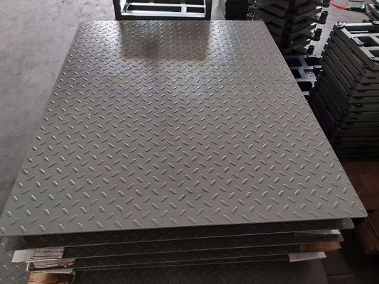 Cân sàn điện tử tải trọng lớn 0.8x1.2m 3 Tấn, dùng trong công nghiệp