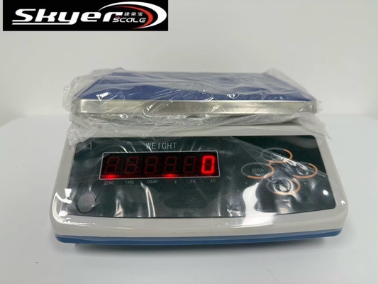 Đường cân kỹ thuật số 30kg với LCD Stainless Steel Pan