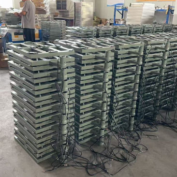 60 * 80 Điện tử kỹ thuật số 300kg Carbon Steel Bench Platform Postal Scale 100kg 150kg 300kg 500kg