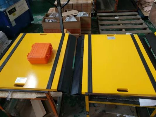 Tải trọng Cân xe nhiều trục với miếng đệm cân trục di động cấu hình thấp Cân bánh xe