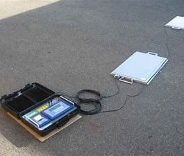 Cân bàn trục cân bằng nhôm 15T với màn hình LCD