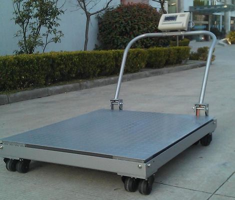 Nền tảng thép không gỉ có thể di chuyển Cân sàn điện tử 3T Không trượt