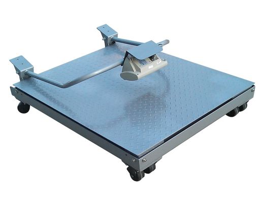 Nền tảng thép không gỉ có thể di chuyển Cân sàn điện tử 3T Không trượt